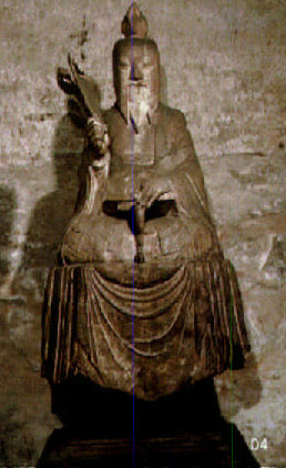 Votive statue of Heavenly lord Dangyang offered by Zhao Sili (CE 719).jpg